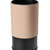 Papelera Doble Beige de Piel Sintética 10L Alta Calidad